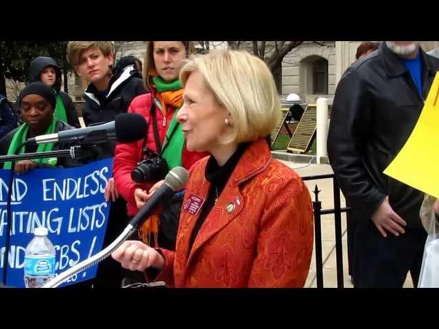 Rep Katie Dempsey Speaks at Be There 4 Seniors Rally