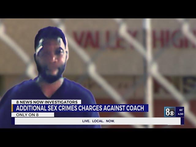 Former Las Vegas high school football coach charged with additional child sex crimes