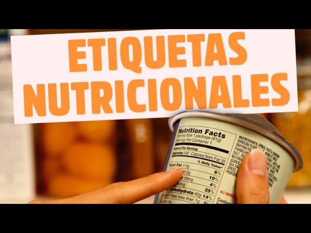 Etiqueta nutricional e ingredientes