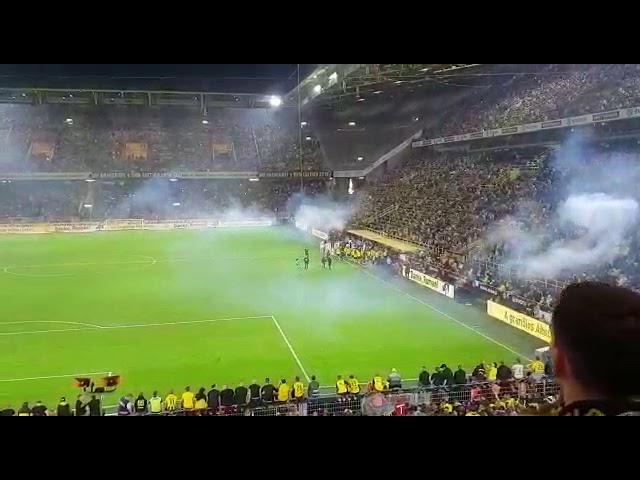 Abschied von Weidenfeller Lasershow