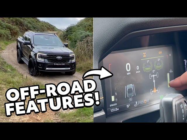 Driving Modes & Off-Road Features Demonstrated On 2023 Next Gen Ford Ranger