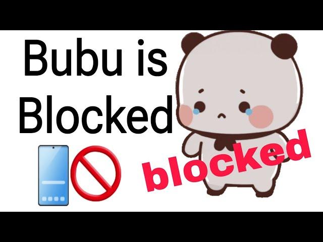 Bubu is Blocked?!  | Dudu’s Shocking Move Explained "| Bubu Dudu Stories | @BubblyDudu