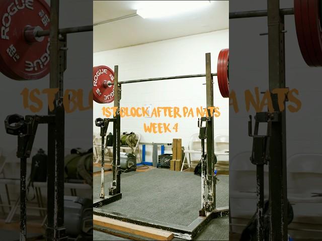 first block back after nationals. Felt aight  #sbd #powerlifting #powerliftingamerica #ipf