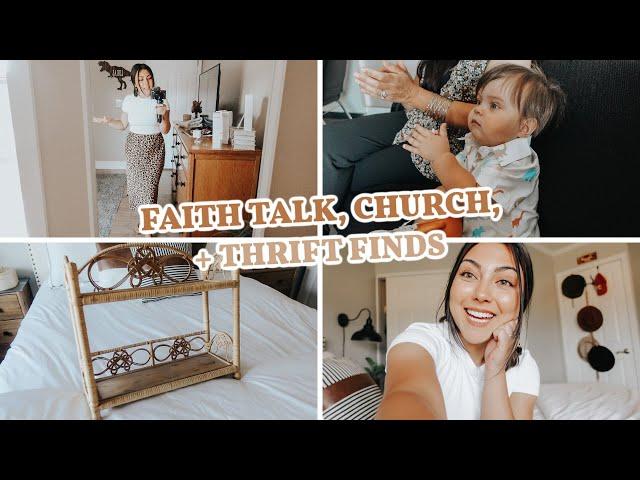 Faith Talk, Church, and Second Hand Finds // DITL of a Mom