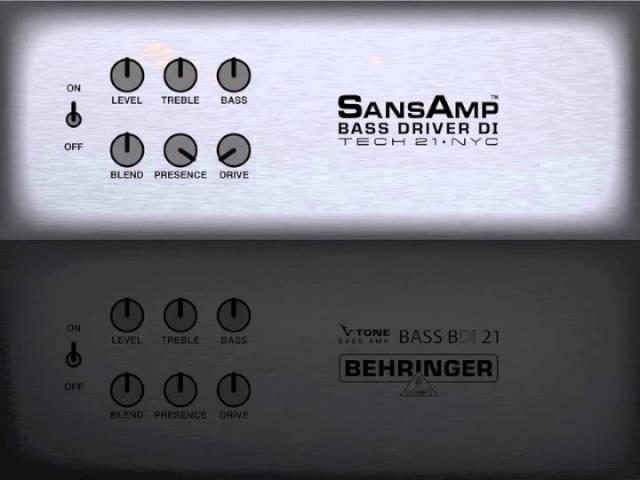 SansAmp Bass Driver DI vs Behringer V-tone BDI 21