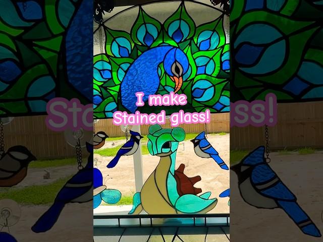 I’m a glass artist! #stainedglass #fyp #subscribe #shorts #art #glass