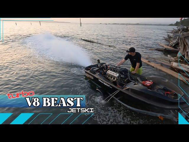 Cant believe I didn't figure this out sooner.... v8 turbo jetski run in water