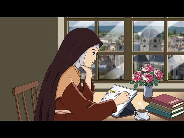 early morning study/work session with St.Therese of Lisieux [catholic lofi beats]