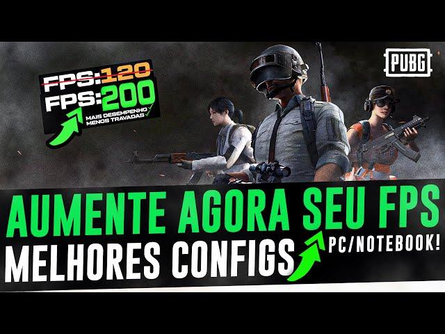 COMO AUMENTAR O FPS NO  PUBG 2024 ! MELHORES CONFIGURAÇÕES PARA MAIS FPS E MENOS INPUT LAG!