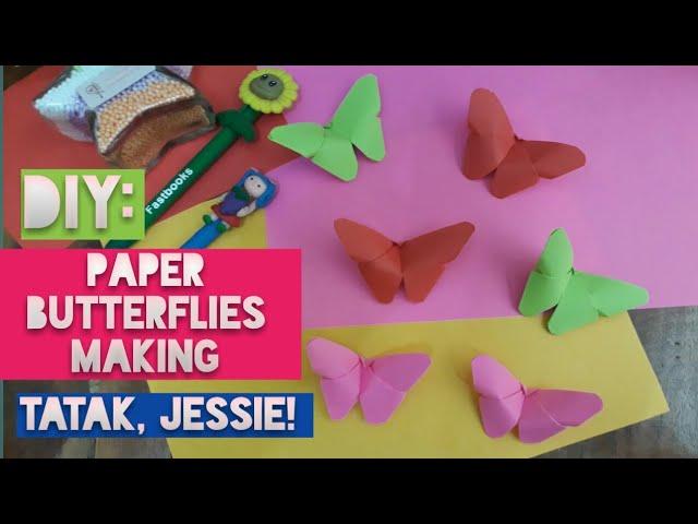 How to make easy Origami Paper Butterflies