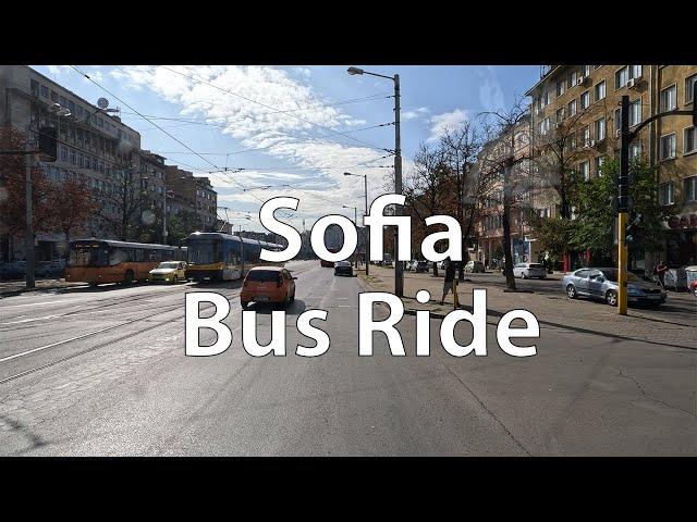 [4K] Sofia Bus Ride (BG)