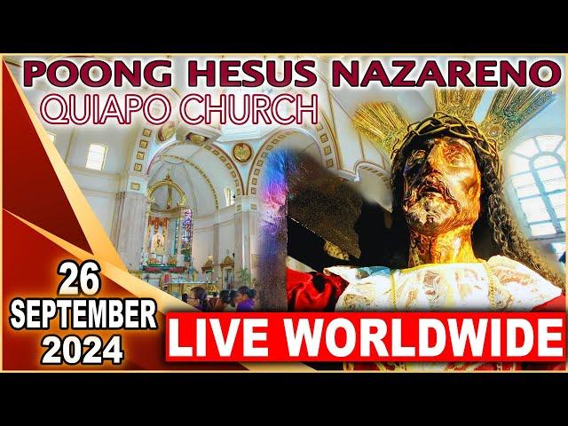 Quiapo Church Live Mass Today - 26 September 2024 (Thursday) HEALING MASS