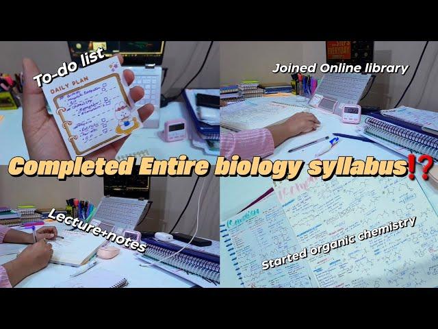 Winding up BIOLOGY SYLLABUS for NEET 2025 studying, refreshing and more ️ #study #explore