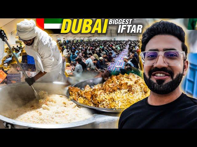 DUBAI Biggest IFTAR with over 8000 People Together & Dubai Street Food in Ramadan 2025