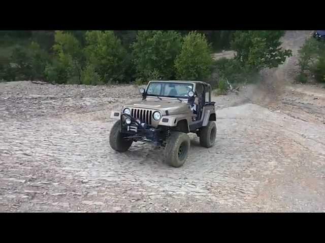 Insanely Steep Hillclimb Crawl Sheer Rock Jeep Wrangler