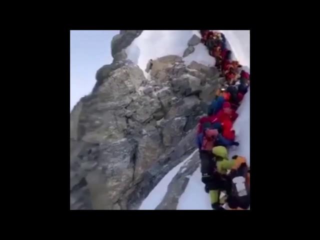 Real Footage, Death toll rises on Mt. Everest, Traffic jams on the top