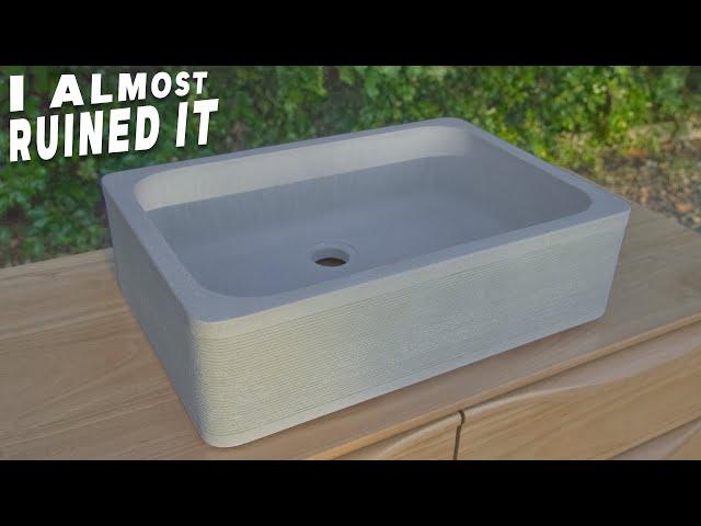 How to make a Stylish Concrete Basin - Don't Make the Same Mistake I Did!