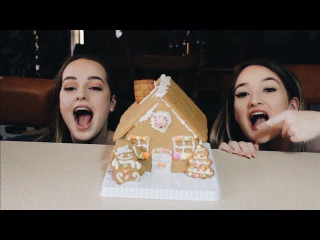 MAKING A GINGERBREAD HOUSE w/ Ash | Kathryn May