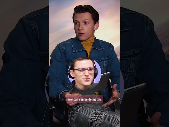 I really admire how real Tom is?#shorts #tomholland #hollywood #actor #spiderman #Marvel #SpiderMan4