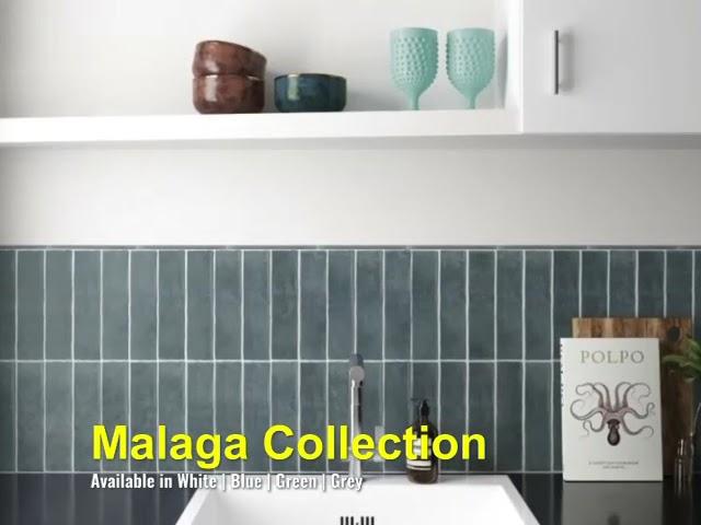 Malaga Tile Collection Porcelain Walls & Floor Bathroom-Kitchen