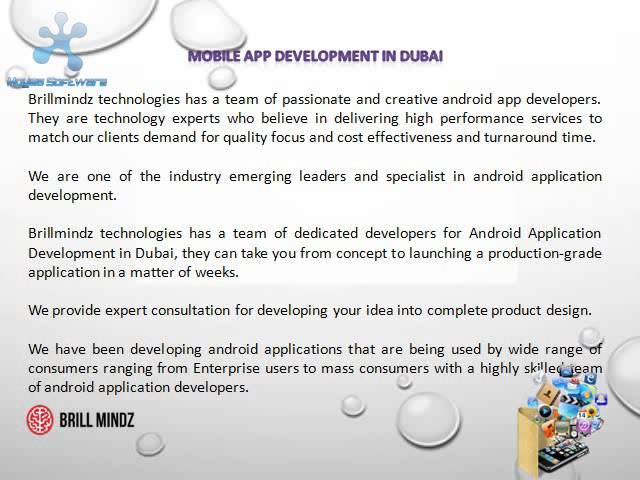 Mobile App Development Company Dubai
