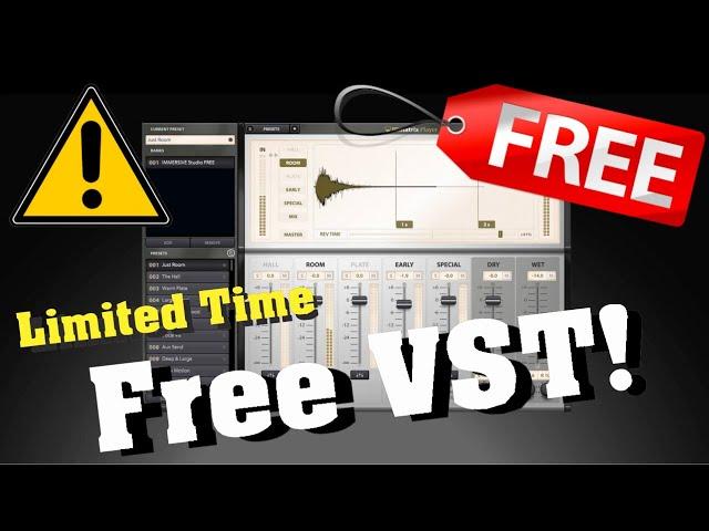 【Limited Time Free!】Awesome! High Quality Immersive Reverb VST! Immersive Studio Free, Overloud