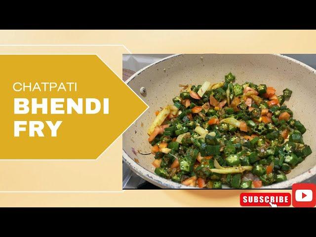 Chatpati Bhindi  Fry | Bhendi Aalo Fry  