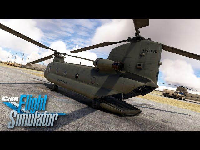 Miltech CH47 Chinook - First Look Review! - MSFS.