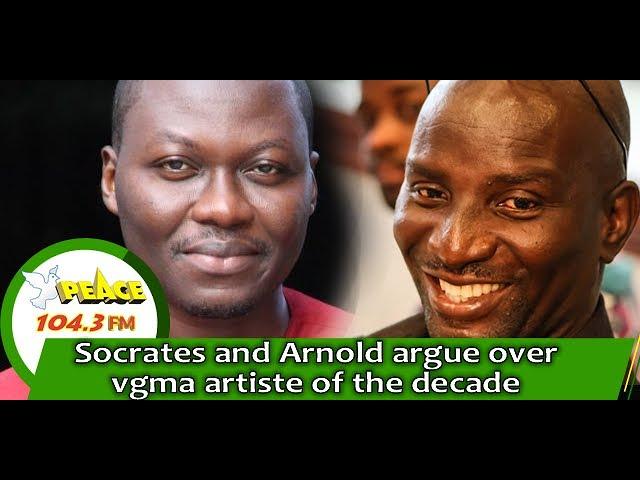VGMA19: Socrate Sarfo and Arnold argue over who wins artiste of the decade - Sarkodie or Shatta Wale