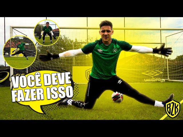 GOLEIRO! COMO DEFENDER COM OS PÉS? {BZK}