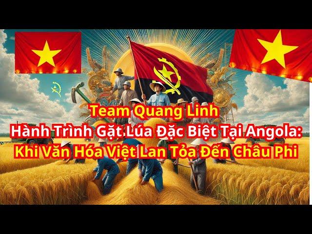 Team Quang Linh Hành Trình Gặt Lúa Đặc Biệt Tại Angola: Khi Văn Hóa Việt Lan Tỏa Đến Châu Phi