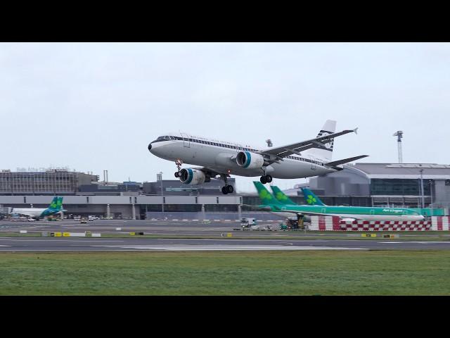 [4K] INSANE WINDS! | Storm Ashley at Dublin Airport | 21st October 2024