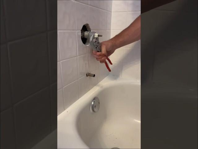 Repairing a Mixet shower valve. #plumbing #repair #fyp