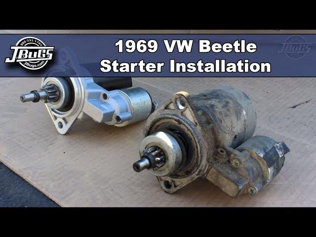 JBugs - 1969 VW Beetle - Starter Installation