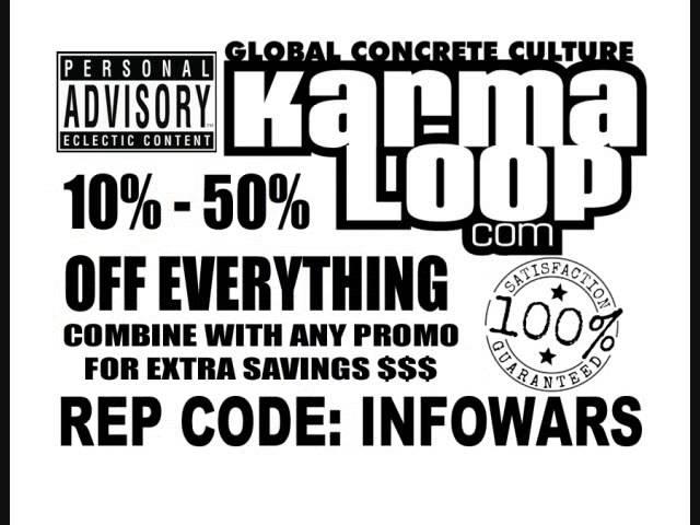 KarmaLoop Promo Codes Rep Code Coupon Discount Sale INFOWARS