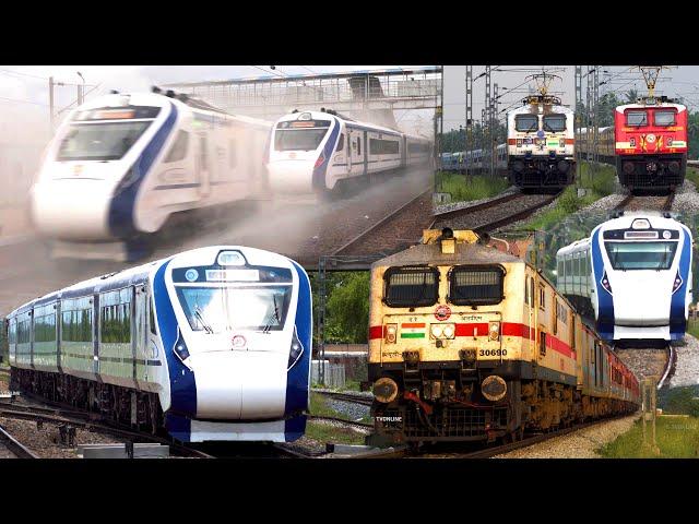 100 In 1 TRAIN VIDEOS Ultimate Compilation! HIGH SPEED Train Videos! Indian Railways Trains