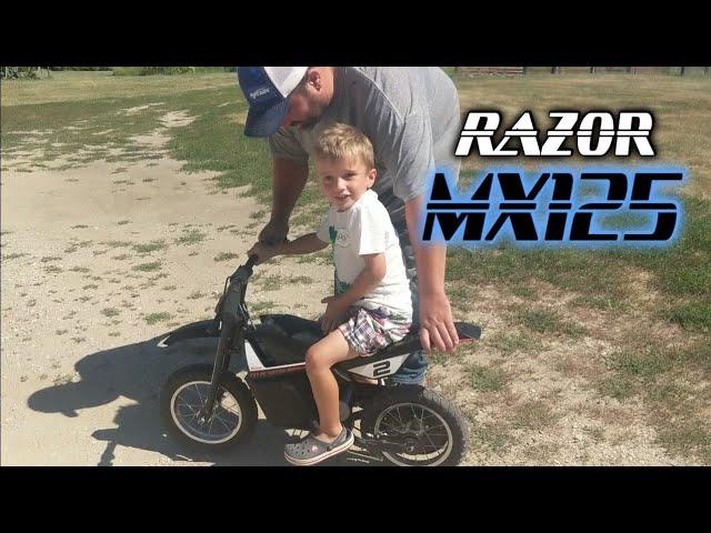 Patrick Gets His Own E-Dirtbike | Razor MX125