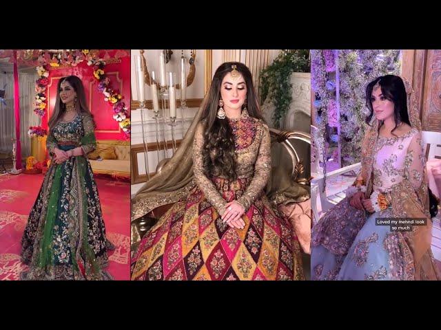 Most Beautfiul Mehndi Brides Compilation | outfit inspiration |