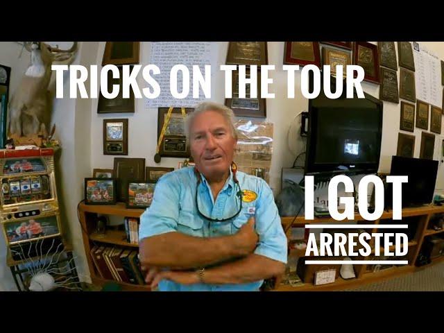 TRICKS ON THE TOUR- I GOT ARRESTED !