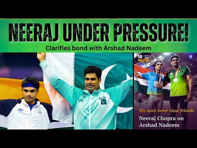 Neeraj Chopra Breaks Silence on Arshad Nadeem | India-Pak Javelin Rivalry Under Pressure