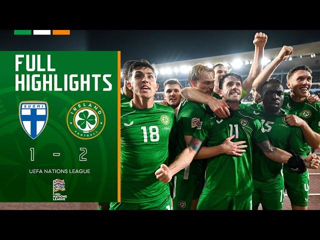 HIGHLIGHTS | Finland 1-2 Ireland | UEFA Nations League