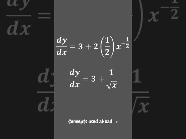 Q9 - Differentiation - Example - Concepts