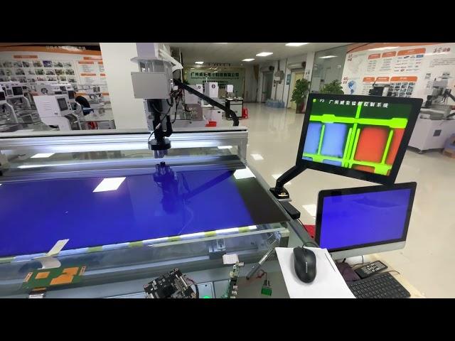 Part2:horizontal line repair  by laser machine（sharp brand panel ）