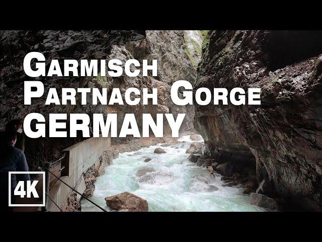 Partnach Gorge Garmisch-Partenkirchen GERMANY 2021• Real Time Virtual Walking Tour in 4K ASMR