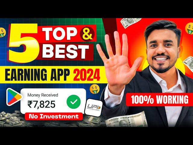 Top 5 Money Earning App in 2024 || Play Simple Games & Earn Real Paytm Cash || Income Tricks