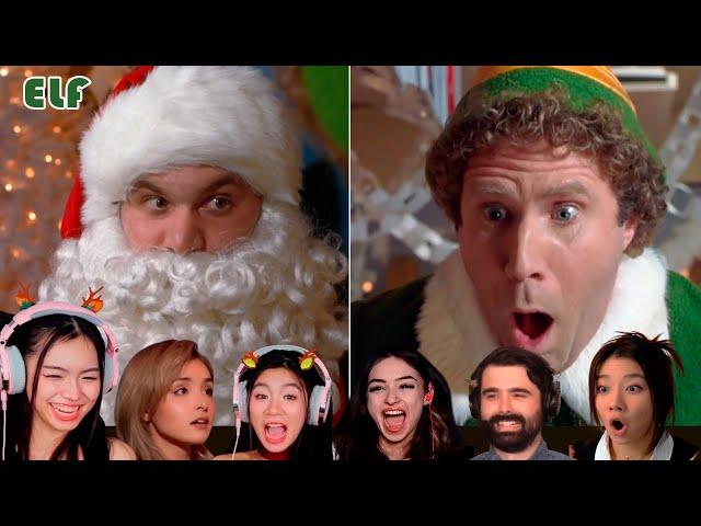 TOP "Fake Santa vs Buddy" Reactions in ELF Movie(2003) | Cinema Reactions Hub