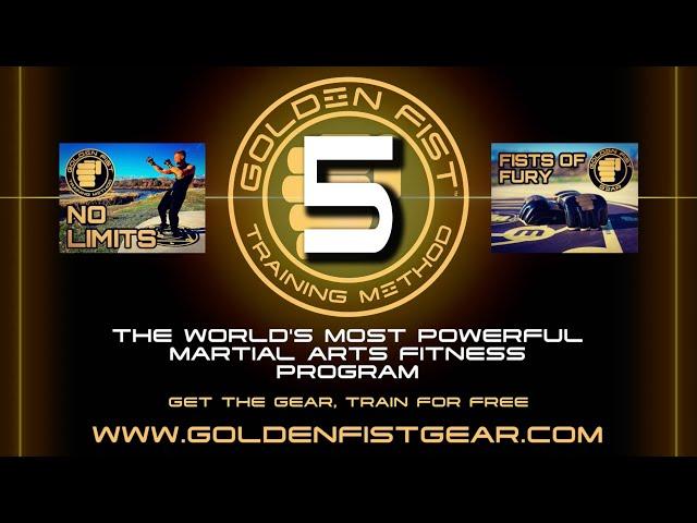 Golden Fist ™ Training Method (Session 5) - Basic Strikes & Kicks, Qi Gong, Stance & Breath Training