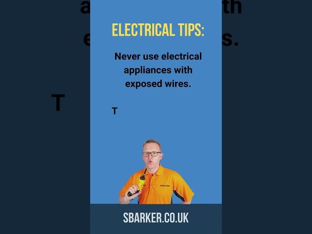 Exposed Live Cable Dangers on Electrical Appliances