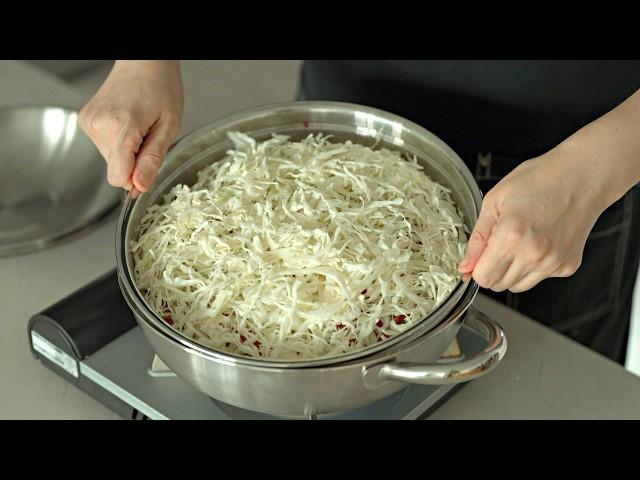 Cook cabbage like this‼️ It's so delicious, and if you eat it for dinner, you'll lose belly fat.