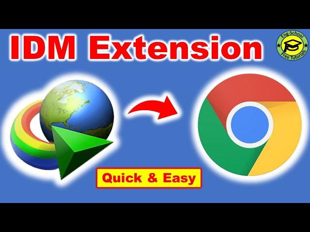 How To Add IDM Extension In Google Chrome  | Internet Download Manager Extension for  Google Chrome